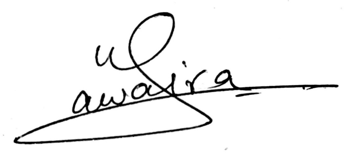 Digital signature of Sawaira Asghar